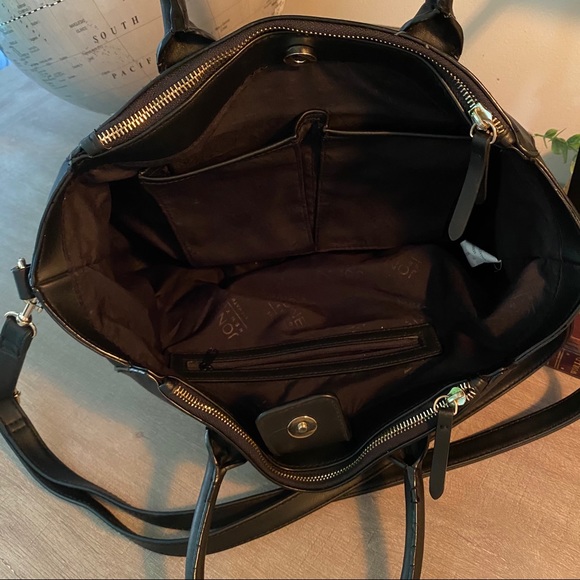 Jones New York | Pleather shoulder bag | Black - Picture 7 of 7